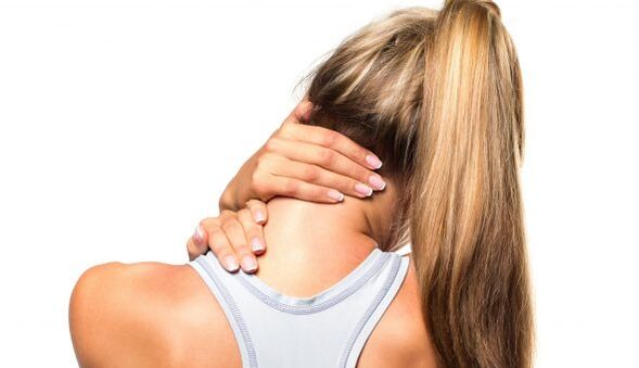 Muskelverspannungen für die Hals -Osteochondose